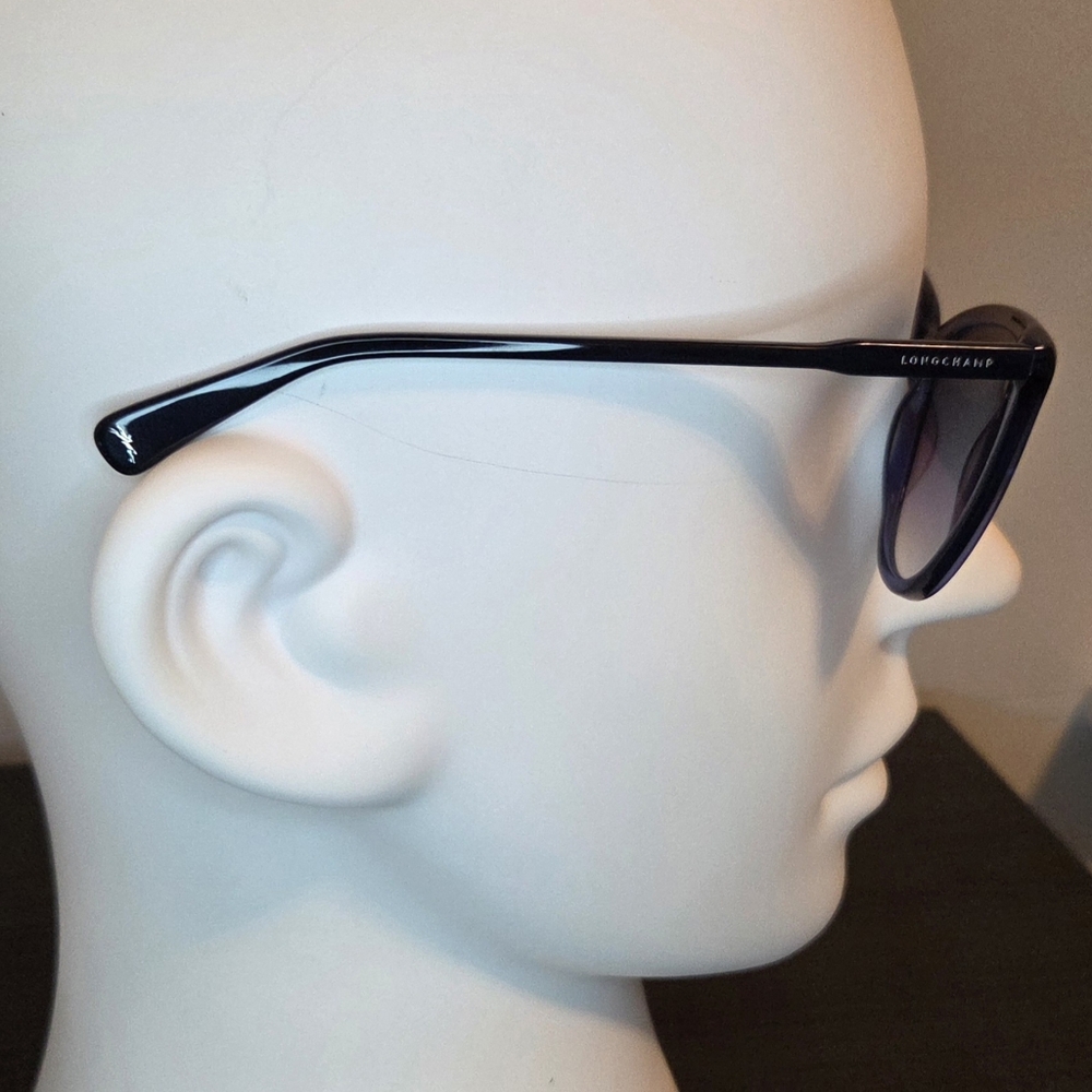 Longchamp Designer Sunglasses Blue Gradient Lenses New- W/ Collapsible Case - Picture 11 of 11
